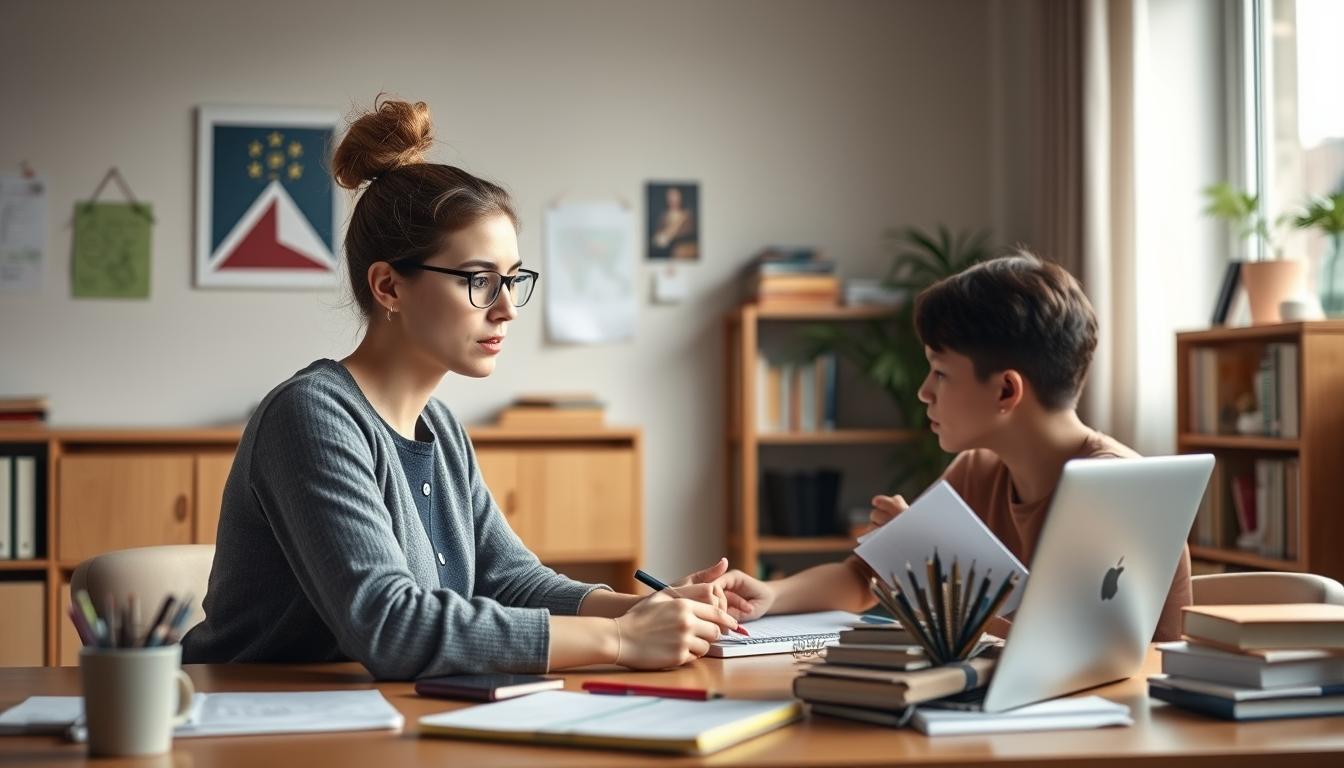 Digital learning platform with online study materials